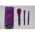 Beauty Cosmetics Nylon Hair Makeup Brush Set 3 Pieces